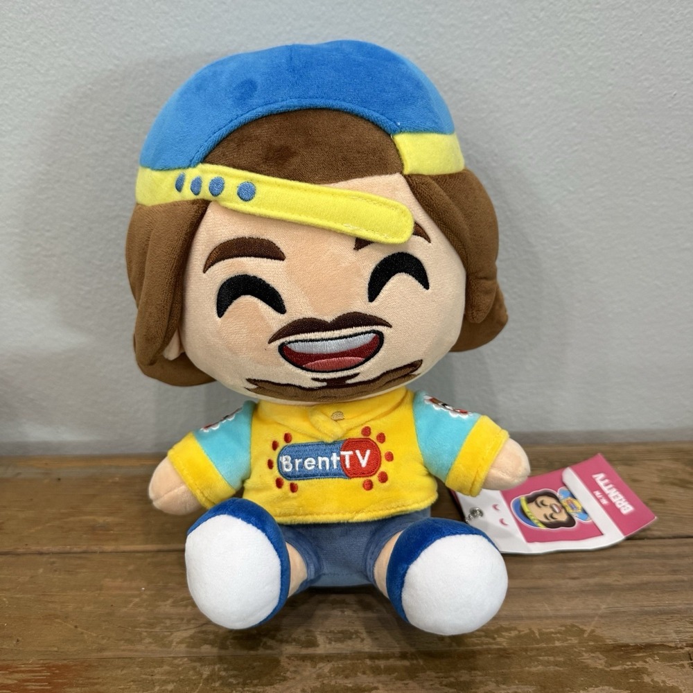 Yootooz BrentTV Plush Stuffed Figure With Tag Animation Theme Ages 17+